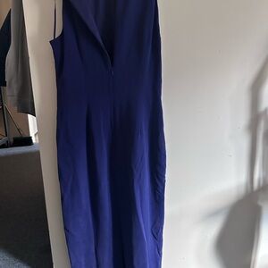 Jones New York One-Shoulder Dress in Deep Blue